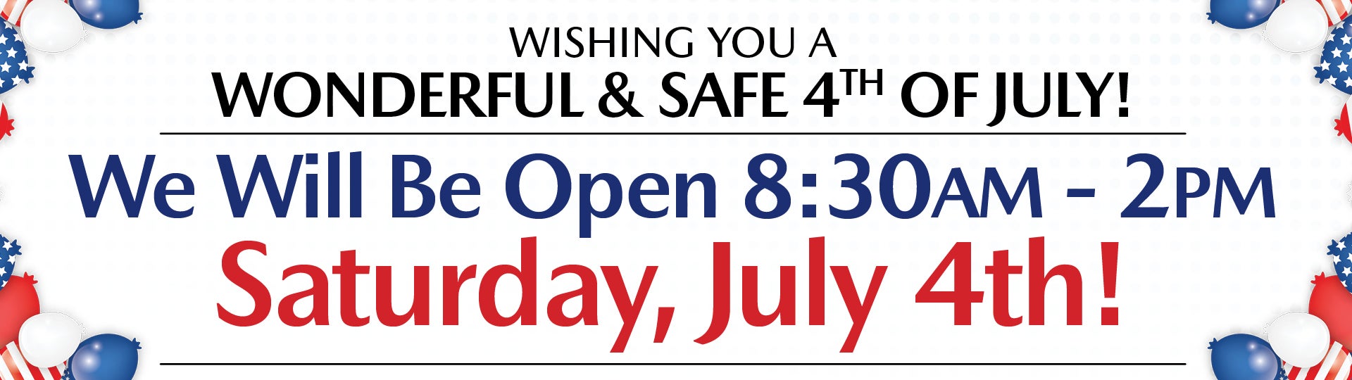 Open July 4th
