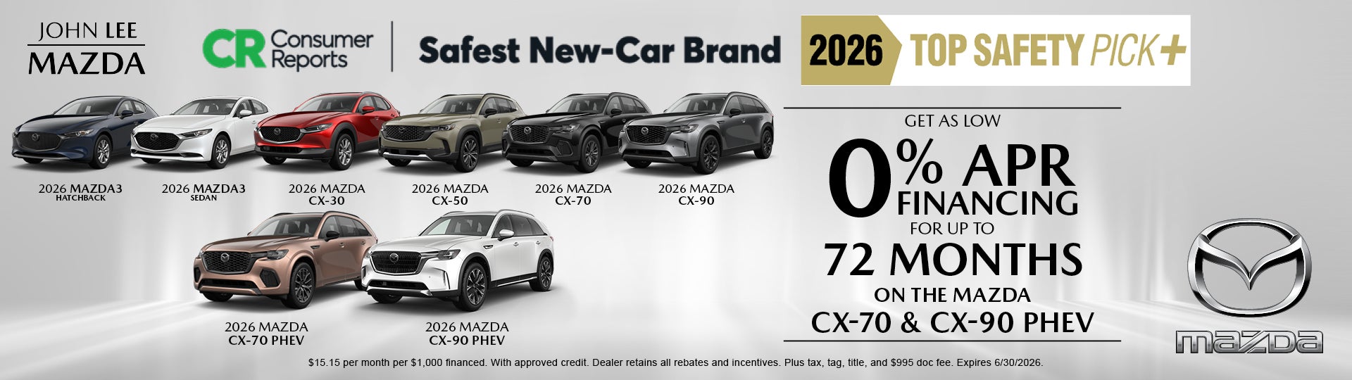 Consumer Reports Safest New Car Brand &IIHS Top Safety Pick+