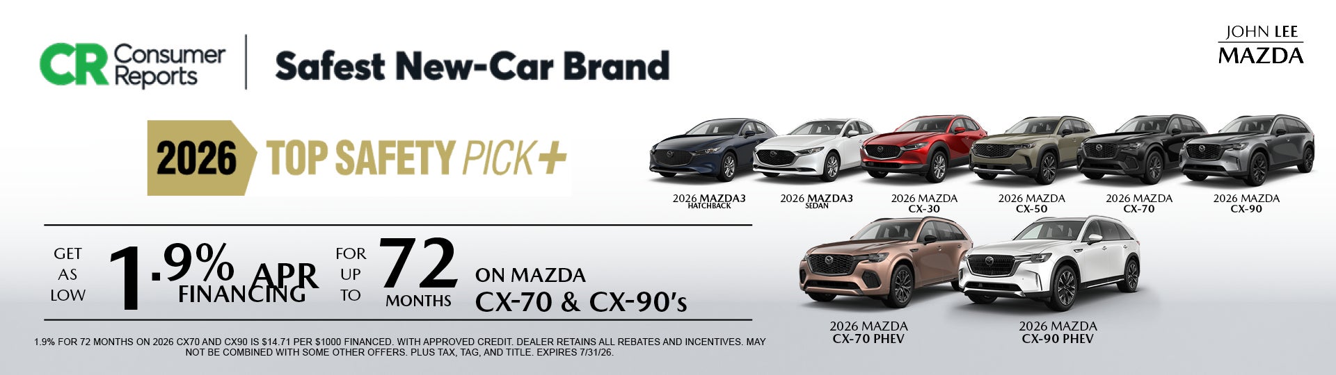 Safest new car brand
