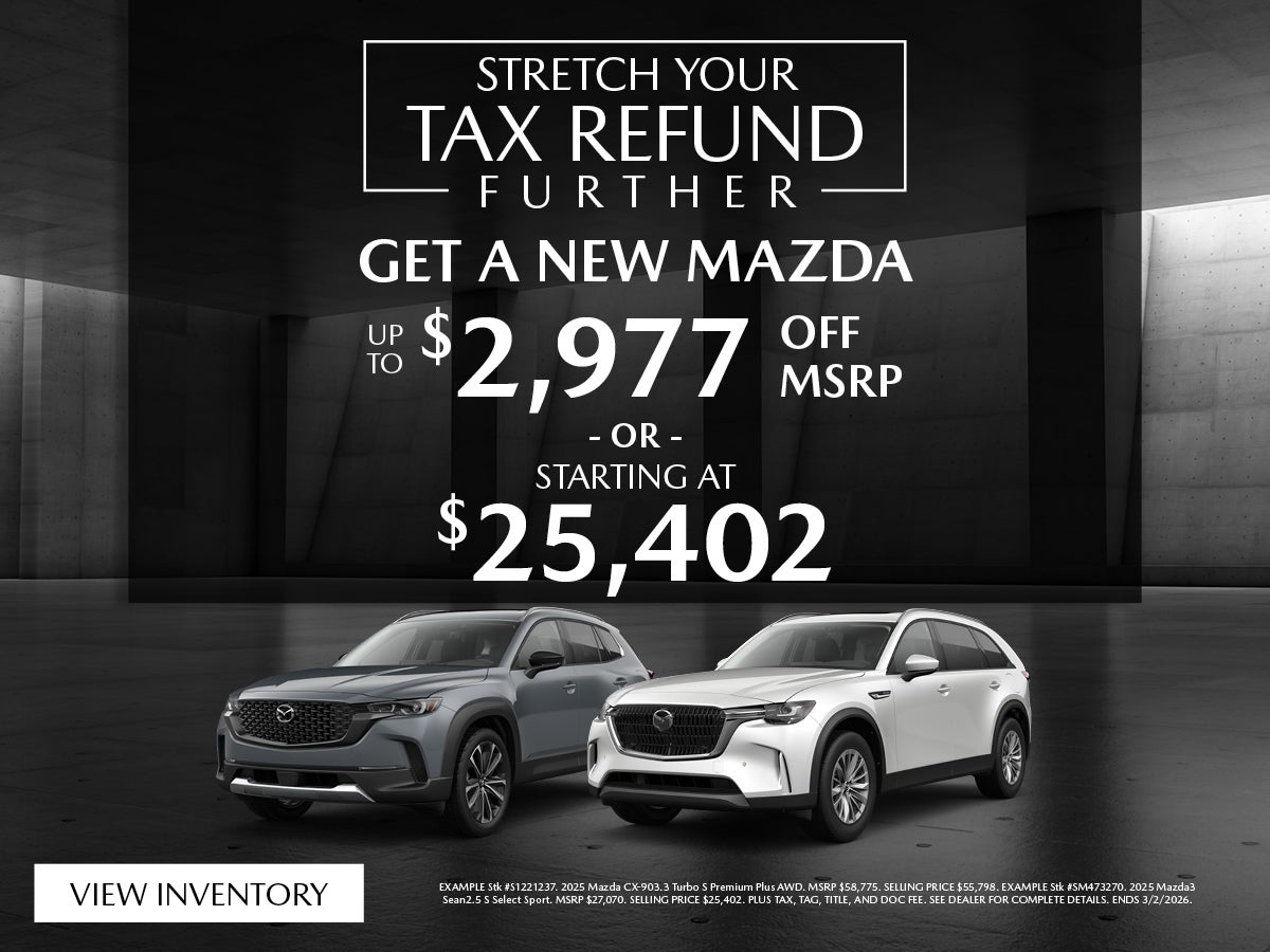 Save Big On A New Mazda Today! 